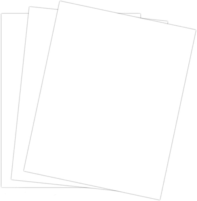 Bright White Card Paper Sheets, Smooth Finish